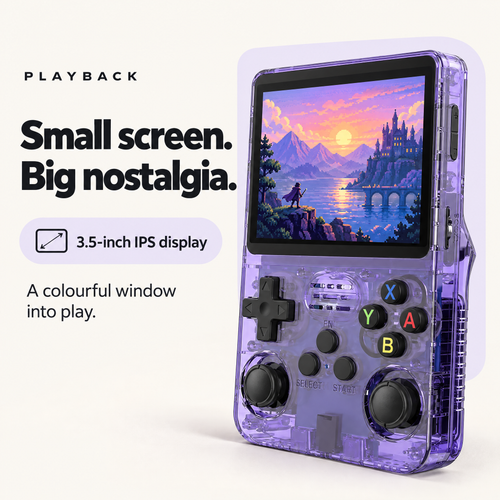 The Playback™ Retro Handheld Game Console